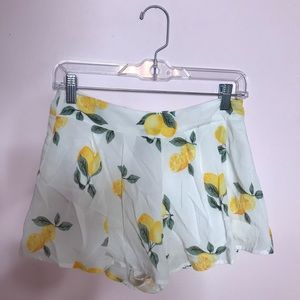 Printed lemon shorts!